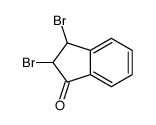 2,3-dibromo-2,3-dihydroinden-1-one结构式