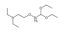 2-(diethoxymethylsilyloxy)-N,N-diethylethanamine结构式