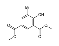 dimethyl 5-bromo-4-hydroxybenzene-1,3-dicarboxylate Structure