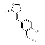 2(3H)-Furanone,dihydro-3-[(4-hydroxy-3-methoxyphenyl)methylene]- picture