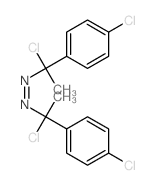 Diazene,bis[1-chloro-1-(4-chlorophenyl)ethyl]- (9CI) Structure