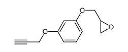 2-[(3-prop-2-ynoxyphenoxy)methyl]oxirane Structure