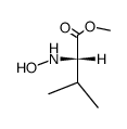 (S)-methyl 2-(hydroxyamino)-3-methylbutanoate Structure