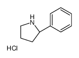 (R)-2-苯基吡咯烷盐酸盐结构式