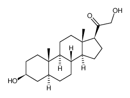 3-BETA,5-ALPHA-TETRAHYDRODEOSOXYCORTICOSTERONE structure