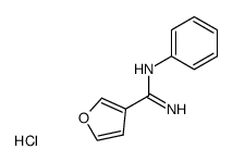 N-phenyl-furan-3-carboximidic acid amide, hydrochloride Structure