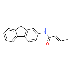 N-(9H-Fluoren-2-yl)-2-butenamide structure