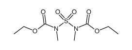 Diethyl-N,N'-dimethylsulfonyldicarbamat结构式