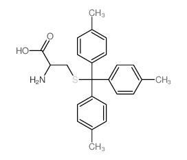 L-Cysteine, S-[tris (4-methylphenyl)methyl]-结构式