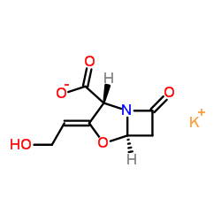 Clavulanate potassium Structure