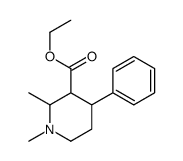 ethyl 1,2-dimethyl-4-phenylpiperidine-3-carboxylate Structure