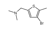 (4-bromo-5-methyl-thiophen-2-ylmethyl)-dimethyl-amine Structure