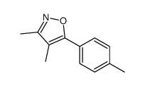 3,4-dimethyl-5-(4-methylphenyl)-1,2-oxazole结构式