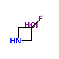 3-Fluoroazetidine hydrochloride (1:1) Structure