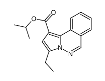 propan-2-yl 3-ethylpyrrolo[2,1-a]phthalazine-1-carboxylate结构式