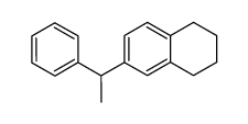 6-(1-phenyl-ethyl)-1,2,3,4-tetrahydro-naphthalene Structure