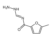 N-(hydrazinylmethylidene)-5-methylfuran-2-carboxamide结构式