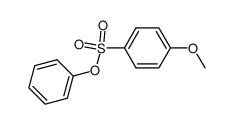 4-methoxybenzolsulfonsaeure-phenylester结构式