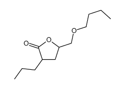 5-(butoxymethyl)-3-propyloxolan-2-one Structure