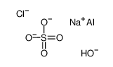 sodium,aluminum,chloride,hydroxide,sulfate Structure