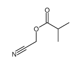 cyanomethyl 2-methylpropanoate结构式