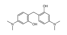 2,2'-Methylenebis[5-(dimethylamino)phenol] Structure