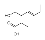 hex-3-en-1-ol,propanoic acid结构式