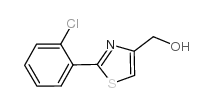 [2-(2-氯苯基)噻唑-4-基]甲醇结构式