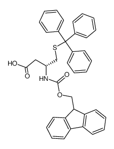 (R)-β3hCys(Tr)-OH结构式