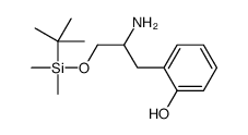 2-[2-amino-3-[tert-butyl(dimethyl)silyl]oxypropyl]phenol Structure