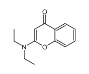 4H-1-Benzopyran-4-one, 2-(diethylamino)-结构式