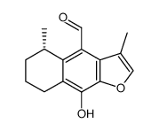 (S)-5,6,7,8-Tetrahydro-9-hydroxy-3,5-dimethylnaphtho[2,3-b]furan-4-carbaldehyde structure