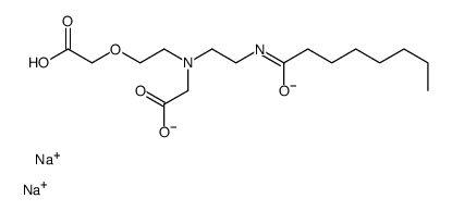 disodium N-[2-(carboxylatomethoxy)ethyl]-N-[2-[(1-oxooctyl)amino]ethyl]glycinate picture