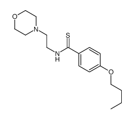 p-Butoxy-N-(2-morpholinoethyl)benzothioamide结构式