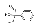 (S)-(-)-hydroxy-2-phenylbutanal Structure