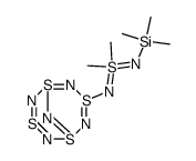 3-[[Dimethyl(trimethylsilylimino)sulfuranyliden]amino]-1λ4,3λ4,5λ4,7λ4-tetrathia-2,4,6,8,9-pentaazabicyclo[3.3.1]nona-1,3,5(9),6,7-pentaen Structure
