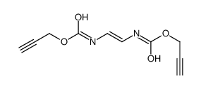 N,N'-Vinylenedicarbamic acid di(2-propynyl) ester结构式