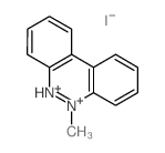 5-Methyl-benzocinnolinium-iodid Structure