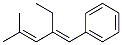 [(E)-2-Ethyl-4-methyl-1,3-pentadienyl]benzene structure