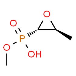 Phosphonic acid, (3-methyloxiranyl)-, monomethyl ester, trans-(-)- (9CI)结构式