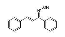 (1Z,2E)-chalcone oxime结构式