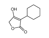 alpha-Cyclohexyl-beta-hydroxy-delta(sup alpha,beta)-butenolid [German] Structure