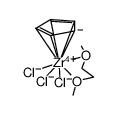 (dimethoxyethane)cyclopentadienylzirconium(IV) chloride结构式