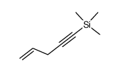 trimethyl-(pent-4-en-1-ynyl)silane Structure