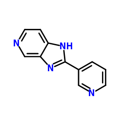 2-(3-Pyridinyl)-1H-imidazo[4,5-c]pyridine结构式