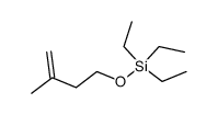 triethyl-(3-methyl-but-3-enyloxy)-silane结构式