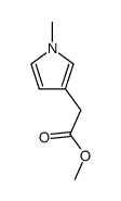 methyl 2-(1-methyl-1H-pyrrol-3-yl)acetate Structure