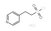 2-PYRIDIN-4-YL-ETHANESULFONYL CHLORIDEHYDROCHLORIDE Structure