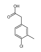 (4-Chloro-3-methylphenyl)acetic acid结构式