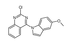 2-chloro-4-(5-methoxyindol-1-yl)quinazoline Structure